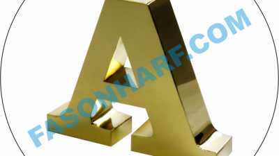 Krom Paslanmaz Kutu Harf